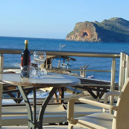 아파트 Comfy Beachfront Litinas Casa With Seaview *