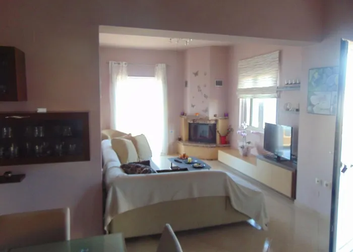 アパート Comfy Beachfront Litinas Casa With Seaview ハニア